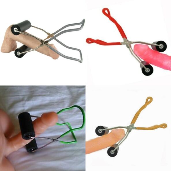 Penis enlargement with a jelqing machine