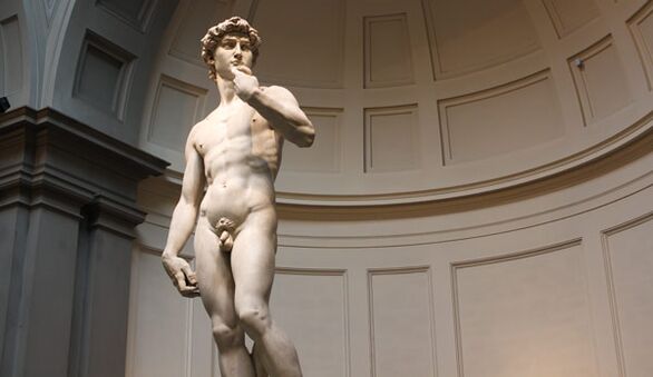 the nude statue symbolizes penis enlargement